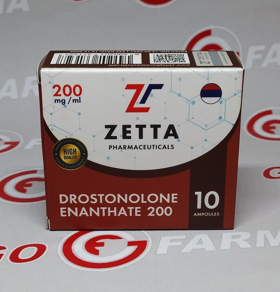 Zetta Drostanolone Enanthate 200 mg/ml - цена за 1 амп купить в России